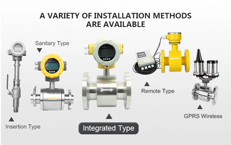 Macsensor Triclover and ANSI Flanges Electromagnetic Mag Flow Meters for Sanitary Liquid